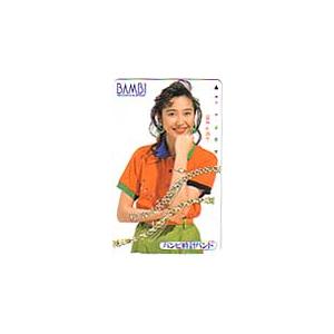 テレカ テレホンカード 賀来千香子 BAMBI バンビ時計バンド