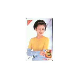 テレカ テレホンカード 沢口靖子 ナビスコリッツ JS002-0055