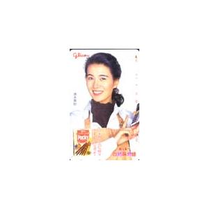 テレカ テレホンカード 清水美砂 グリコポッキー JS004-0013