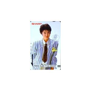 テレホンカード アイドル テレカ 荻野目洋子 SHARP RA016-0017