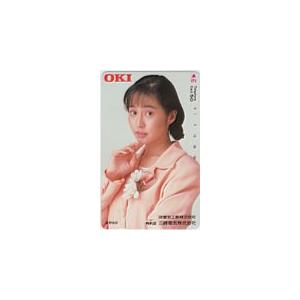 テレホンカード アイドル テレカ 星野由妃 OKI 特約店 三峰電気株式
