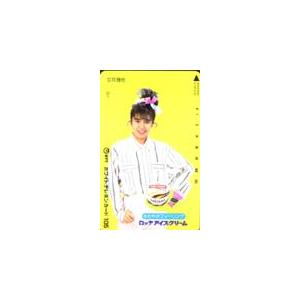 テレホンカード アイドル テレカ 立花理佐 ロッテアイスクリーム RT005