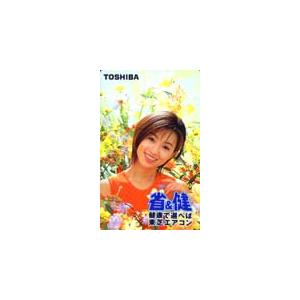 テレホンカード アイドル テレカ 酒井法子 東芝エアコン S1001-0024｜teleca