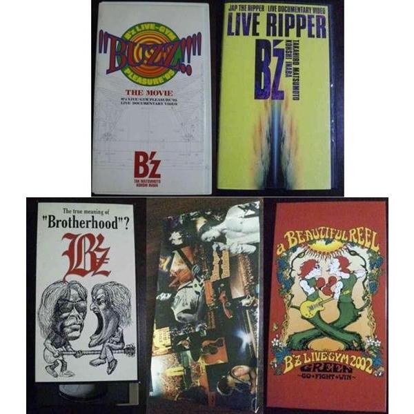 【VHS】 B'z 5本セット LIVE RIPPER／Brotherhood／GYM'99／LIV...