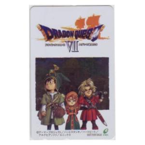 【テレカ】 ドラゴンクエストVII エデンの戦士たち 鳥山明 ENIX テレホンカード 4T-O40...