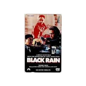 テレカ】松田優作 高倉健 マイケル・ダグラス ブラックレイン BLACK