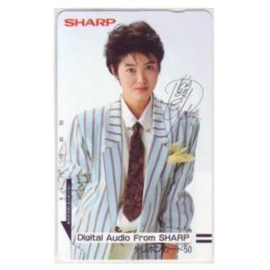 【テレカ】 荻野目洋子 SHARP フリー330-6528 テレホンカード ID-16A-O0004...