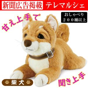 ぬいぐるみ なごみケーションわんこ 柴犬 イワヤ ギフト プレゼント ペット ペットロス 介護 おしゃべり 話し相手 あいさつ 癒し イワヤ 新聞 テレマルシェ｜telemarche28