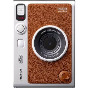 富士フイルム ハイブリッドインスタントカメラ EVO ブラウン instax mini evo チェキ ギフト プレゼント 贈り物 エヴォ エボ フジフイルム FUJIFILM｜telemarche28