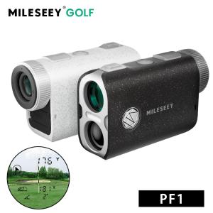 ゴルフ 距離計 Mileseey PF1 レーザー距離計 IP65防水 1000yd対応 6倍望遠 高低差補正 競技対応 ピンロック golf 日本語 測定器 計測機 マイルシー