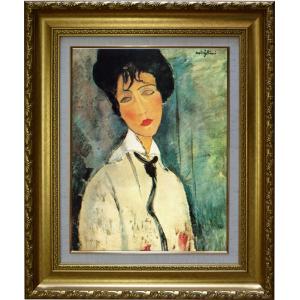 少女イレーヌ ルノワール 6号 立体複製名画 額装付 ルノワール 「少女イレーヌ」 6号 西洋絵画 立体複製名画 【5