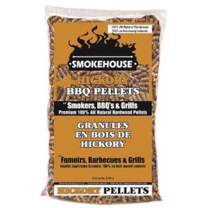 スモークハウスプロダクツ SMOKEHOUSE PRODUCTS BBQ ペレット ヒッコリー #9760-020-0000 約2.2kg BBQ Pellets 5LB Bag - Hickory
