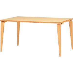 天童木工 T-2079ME-NT テーブル メラミン樹脂化粧板 (ホワイト) ナラ