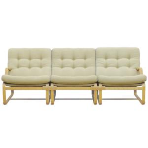 【コネクター付】 天童木工 マルガリータソファ 張地グレードC 3人用 M-0567WB-NT+M-0552WB-NT+M-0568WB-NT 【セット商品】
