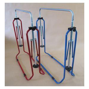 日本製 健康鉄棒DX FM-1534 レッド ...の詳細画像1