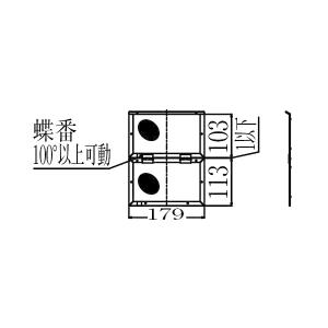 リンナイ FOT-186（中折れフィルター） ガスFF暖房機オプション RHF-309FT用 10-0422『送料サイズ（3）』｜telj