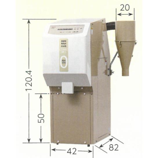 カンリウ工業 業務用精米機 KANRYU-CA-50 残米0〜18段階白度調節