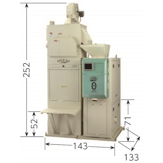 カンリウ工業 業務用石抜精米機 KANRYU-MPCA-100
