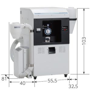 カンリウ工業 業務用石抜精米機 SRT2303ME コンパクト＆スタイリッシュ　新型石抜精米機