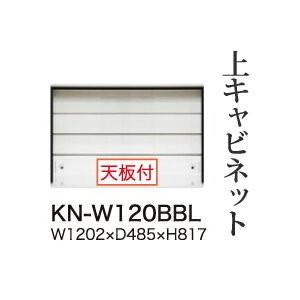 綾野製作所 ユニット式食器棚 KEYNOTE キーノート 上キャビネット ロータイプ オープン KN-W120BBL 代引き不可｜telj