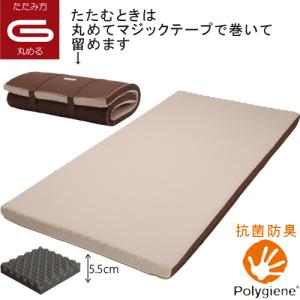 昭和西川 muatsu ムアツ マットレスパッド 硬さ60ニュートン シングル(S)サイズ 22207-06251/201(BR)