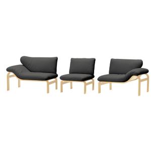 【コネクター付き】 天童木工 マルガリータソファ 布地グレードD 3人用 T-7313WB-NT + T-7314WB-NT + T-7315WB-NT 【セット商品】