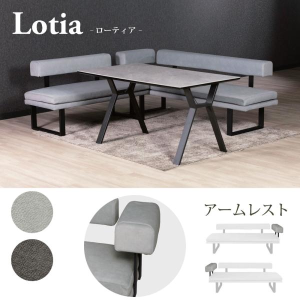 DGYは12/15より順次発送予定　ローティア 別売アームレスト ダークグレー ライトグレー カバー...