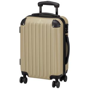 シフレ スーツケース ハードジッパー エスケープ 軽量ファスナータイプ 30L 54 cm 3kg Sサイズ：マットベージュ｜telmit-store