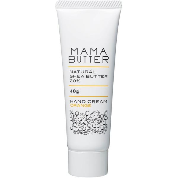 MAMA BUTTER(ママバター) ママバター 無添加 ハンドクリーム オレンジ シアバター配合 ...