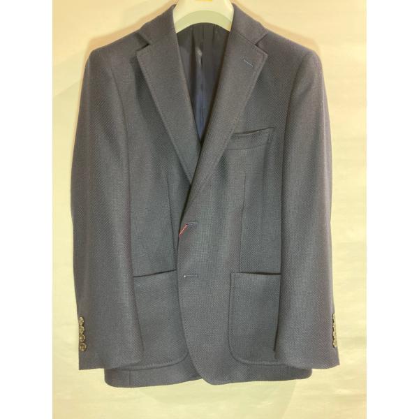 【ＴＥＭＡ】　COLOMBO100%カシミヤイタリア製生地使用　ネイビーカシミヤジャケット　日本製