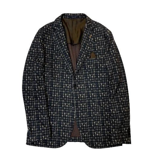 PAOLONI｜メンズ　コットンストレッチジャケット　紺 　秋冬｜パオローニ