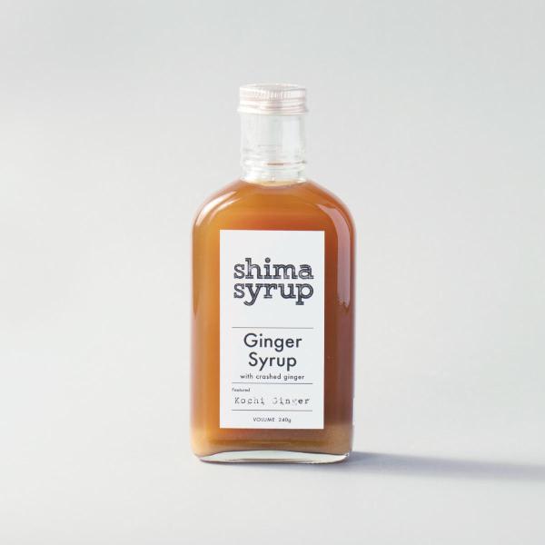 【shima syrup】Ginger syrup with crashed ginger