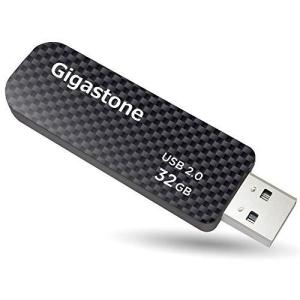 Gigastone V30 32GB USBメモリ USB2.0 メモリスティック キャップレス スライド式 データ バックアップ