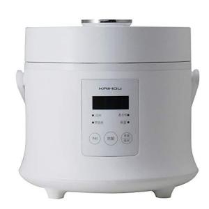 多機能 炊飯器 3合 マイコン式 一人暮らし ホワイト 4種類の充実のメニューひとり暮らし用 マイコンジャー 白 一人