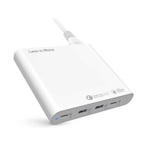 P10倍 急速充電器 USB-C USB 2ポート QC3.0 急速充電 MacBook Galaxy iPhone iPad Nintendo Switch Matebook等対応 Less is More 公式
