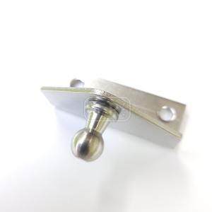 ガススプリング・ガスダンパー用　ボールスタッド　アングル金具　２穴固定　ステンレス製　ボール部直径１０ｍｍ