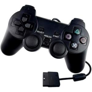 PS2 アナログ コントローラー 互換品 PS1 対応 有線 ケーブル