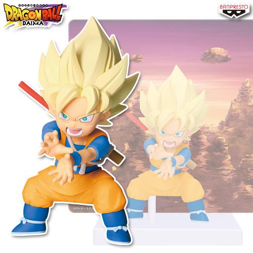 ドラゴンボールDAIMA 超サイヤ人孫悟空(ミニ) パネル付きフィギュア 【即納品】 ダイマ プライ...