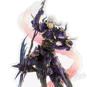 ファイナルファンタジー XIV 暁月のフィナーレ アクリルスタンド エスティニアン 【即納品】 FF14 アクリル フィギュア イシュガルド 龍騎士 新生 14｜ten-ten-store