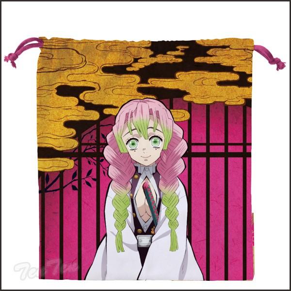 鬼滅の刃 巾着 甘露寺 蜜璃 かんろじ みつり 【即納品】 きめつのやいば 鬼滅 グッズ きんちゃく...