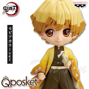 鬼滅の刃 Q posket 我妻善逸 II セピアカラー フィギュア 【即納品】 (あがつま ぜんいつ) Qポス プライズ バンプレスト デフォルメフィギュア｜ten-ten-store