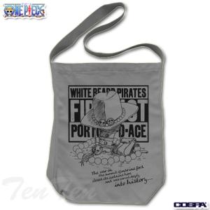 ワンピース エース終戦 ショルダートート グレー  ONE PIECE グッズ バッグ COSPA