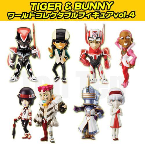 TIGER&amp;BUNNY ワールドコレクタブルフィギュア Vo.4 タイガー＆バニー 全8種セット