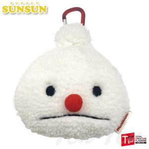 パペットスンスン ぬいぐるみポーチ ノンノン 【即納品】 フェイス カラビナ付き ぬいぐるみ マスコット PUPPET SUNSUN 公式 グッズ