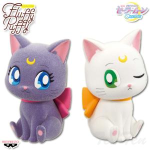 劇場版 美少女戦士セーラームーンCosmos Fluffy Puffy ルナ＆アルテミス ビッグリボンver. 全2種セット 【新品・未開封】 プライズ フィギュア｜天天ストア