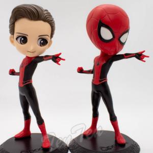 Q posket MARVEL スパイダーマン 2体セット 【即納品】 SPIDER MAN マーベル ファー フロム ホーム 映画 ピーター パーカー 2種 セット｜ten-ten-store