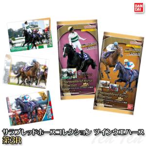 サラブレッドホースコレクション　ツインウエハース　浜中騎手　直筆サイン 賞味期限2025年6月〔10個バラ売り〕バンダイ サラブレッドホース