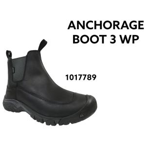 キーン KEEN メンズ アンカレッジブーツ 3 ウォータープルーフ ANCHORAGE BOOT 3 WP 強力防水 天然皮革 つま先保護 保温素材 雪寒冷地仕様 1017789