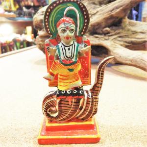 10.インドヒンズー教木製神像 約25センチcm 手に皿.極小品 木製ヒンズー教神25センチ 10.インドヒンズー教木製神像 約25センチcm