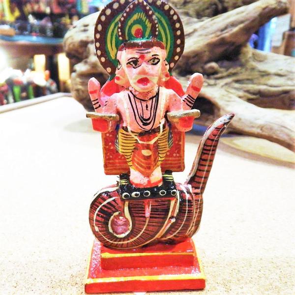 インド 神様 ブラフマー神 ヒンドゥー教 ベナレス神様 木製 ペイント エスニック雑貨 ヒーリング ...